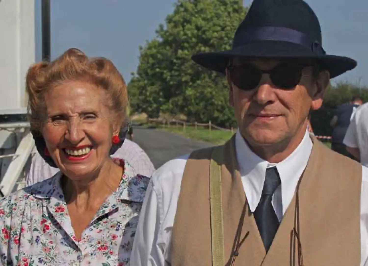 Guests in period dress at the railway's themed weekend