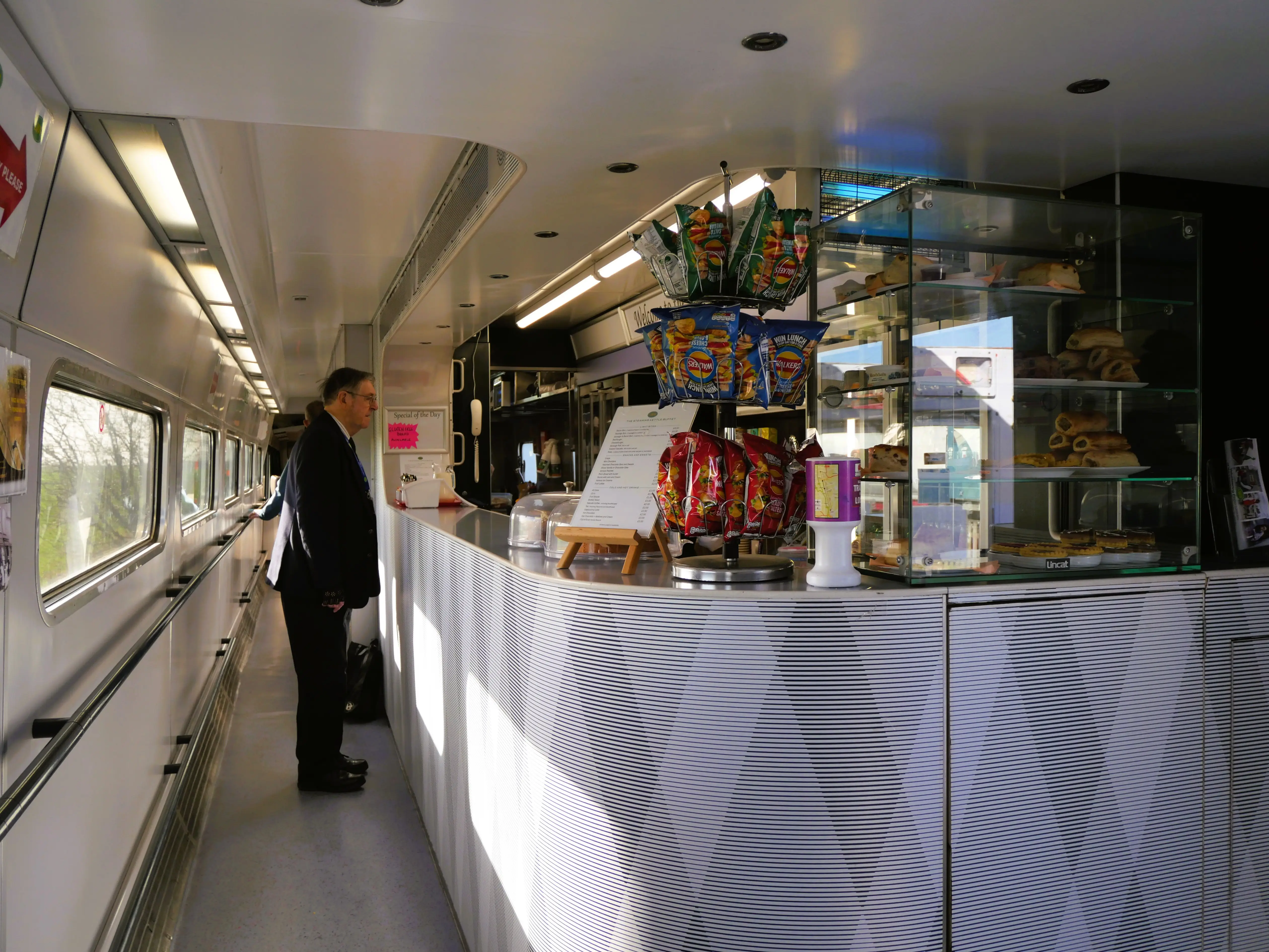 The Steaming Kettle buffet car at Ludborough Station